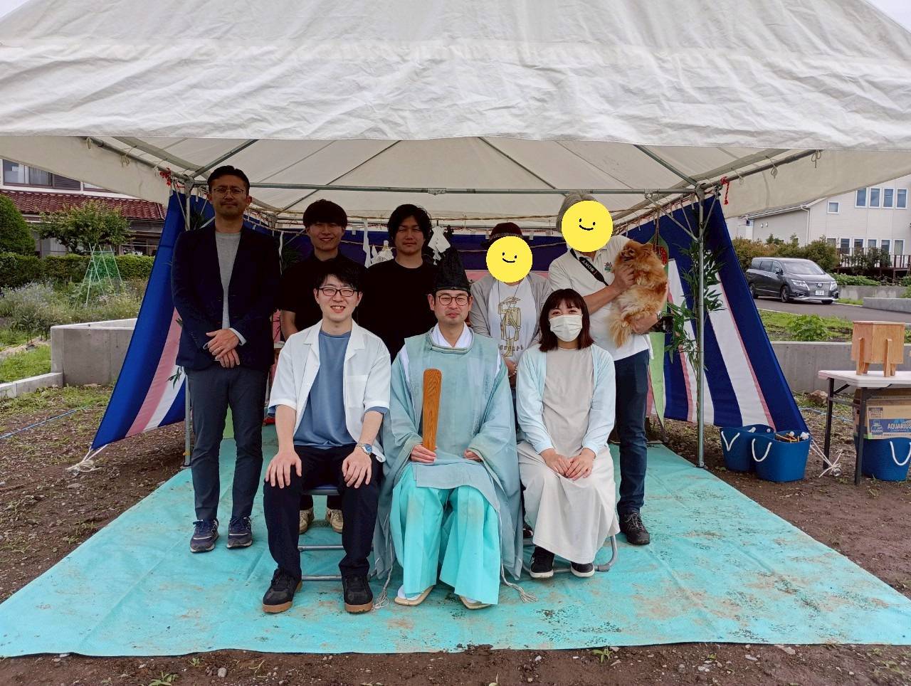 小諸市 K様邸 地鎮祭・手形式(NEWスタイル)