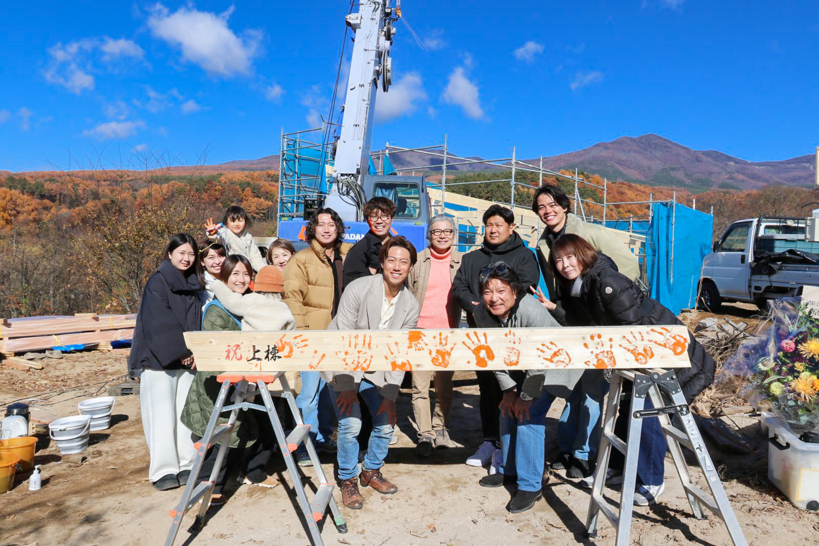 小諸市　モリノヒュッテ様　上棟手形式