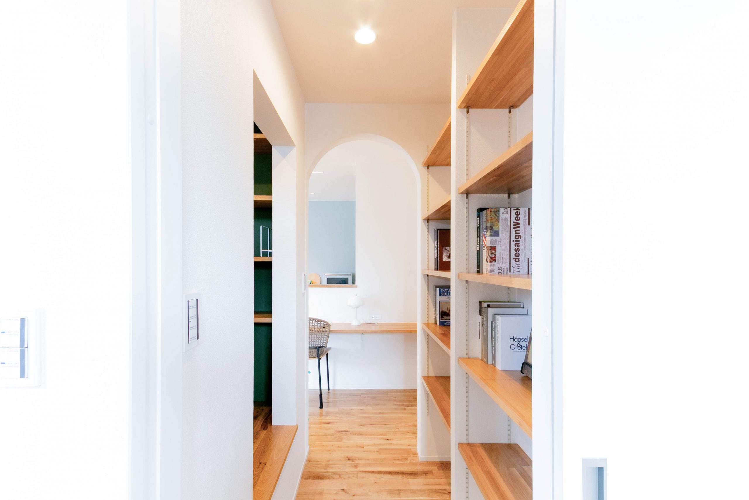 書斎コーナー・寝室