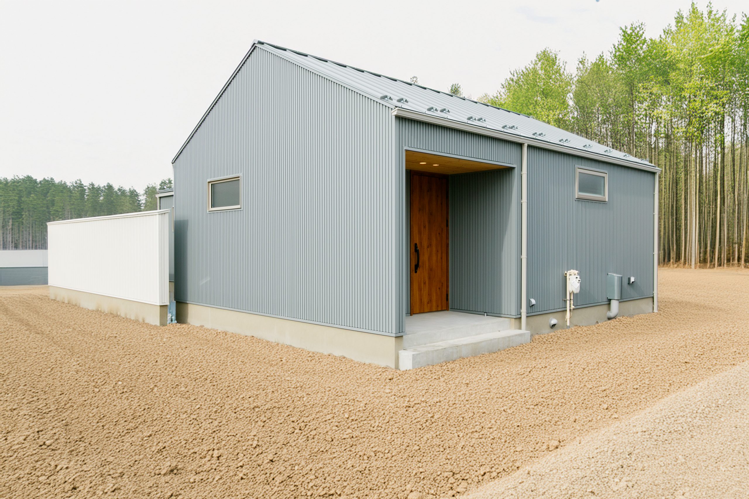 平屋×中庭×ヌックのある家