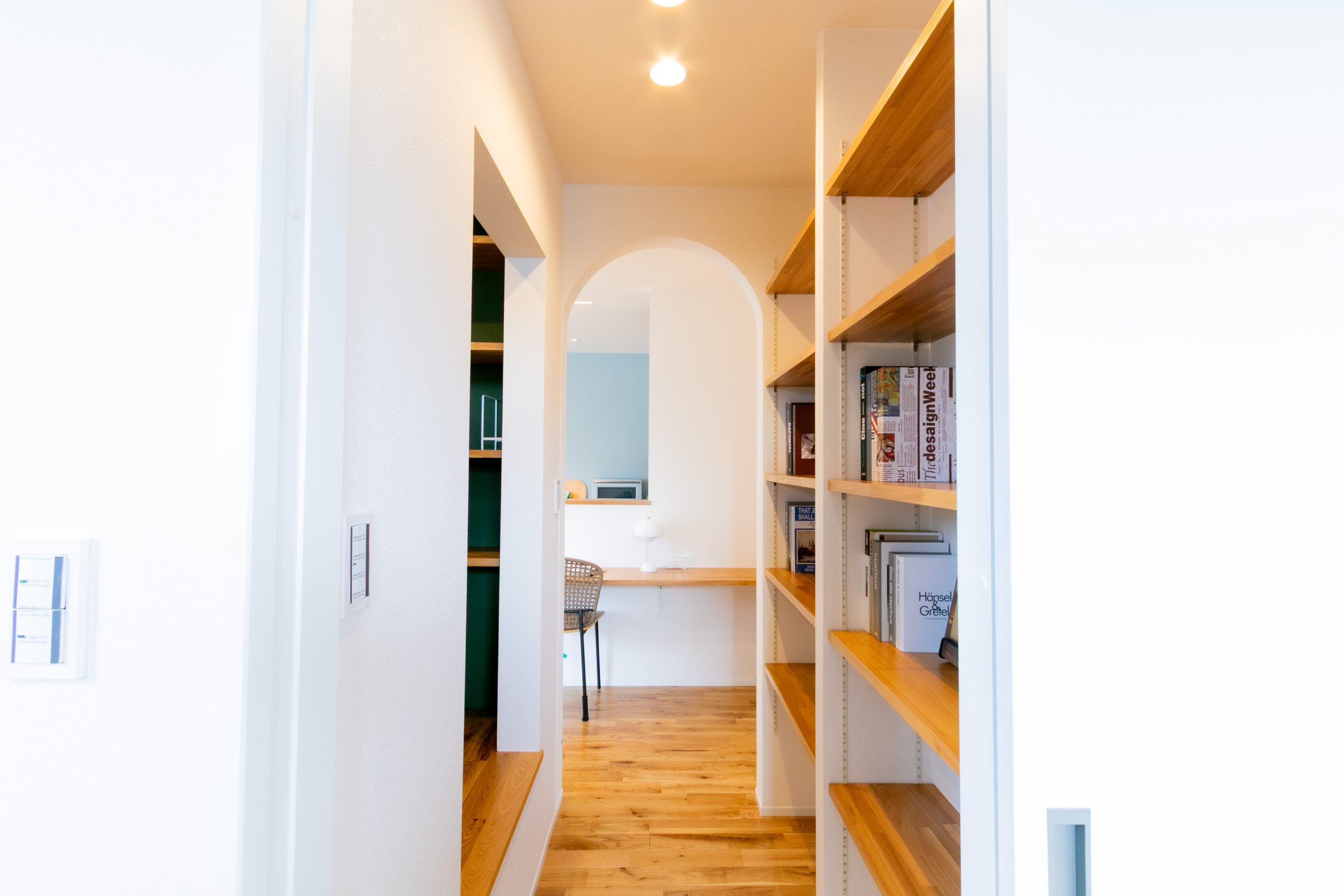 書斎コーナー・寝室