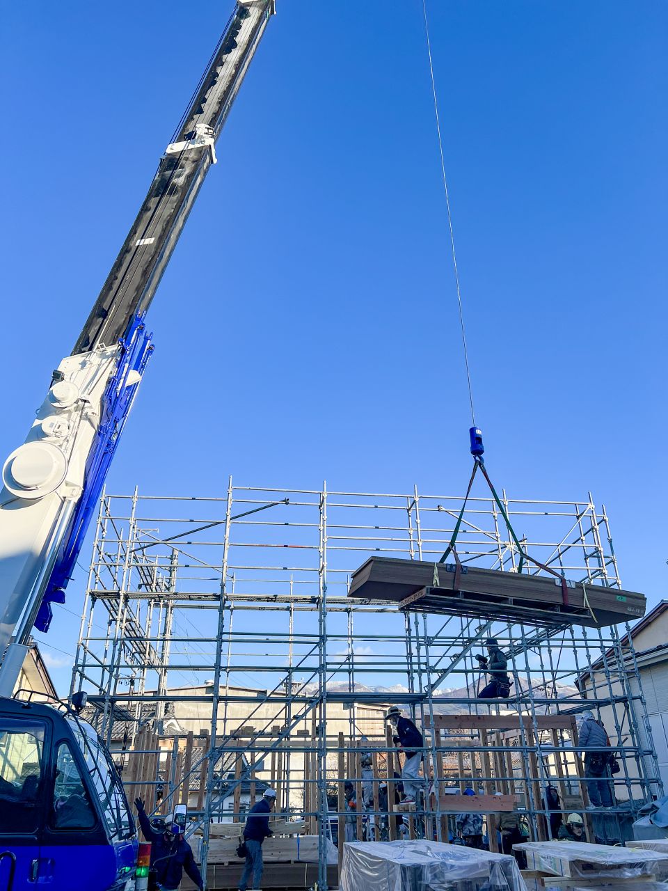 小諸市　F様邸　上棟